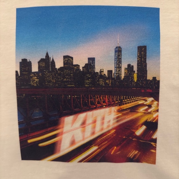 Kith Speed Tee White T-Shirt Size L Monday Program - Picture 2 of 3